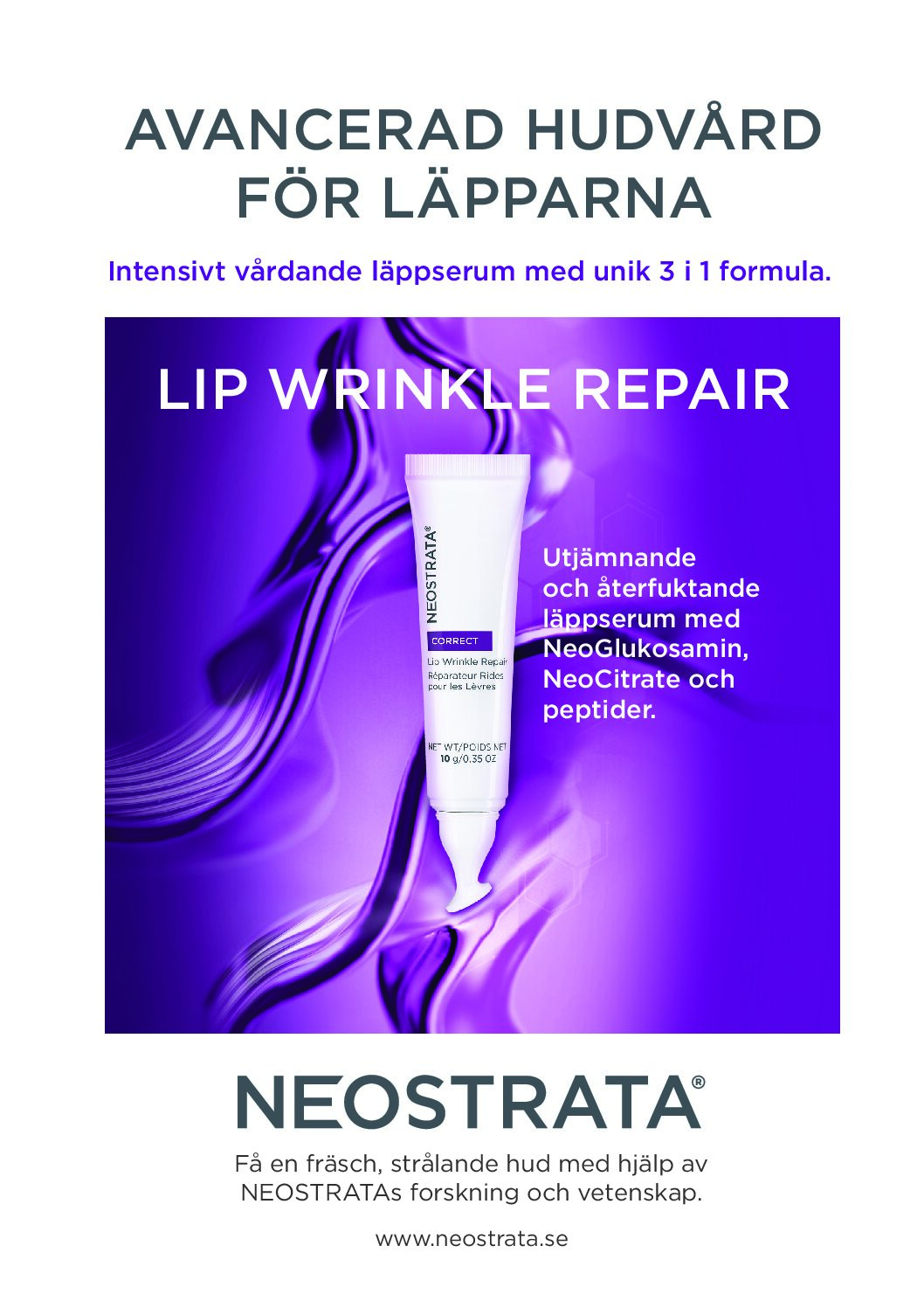 A4-skylt NEOSTRATA Lip Wrinkle Repair