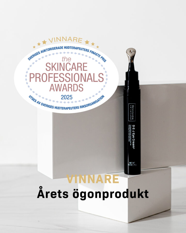 Bild till Sociala Medier Revision Skincare DEJ Eye Cream SHR Awards med text rektangel