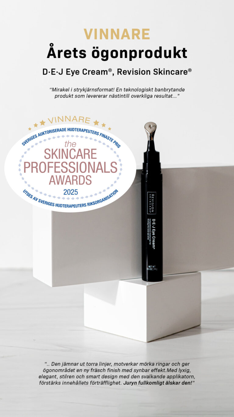 Bild till Sociala Medier Revision Skincare DEJ Eye Cream SHR Awards med citat story