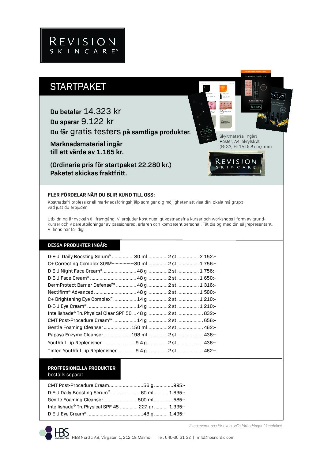 Startpaket Revision Skincare