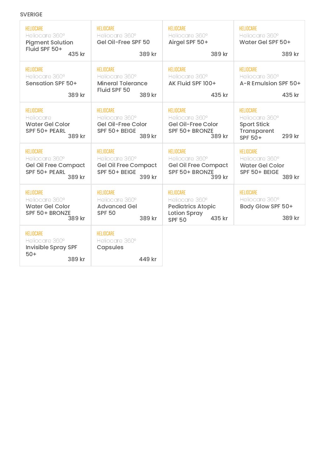 Hylletiketter Heliocare