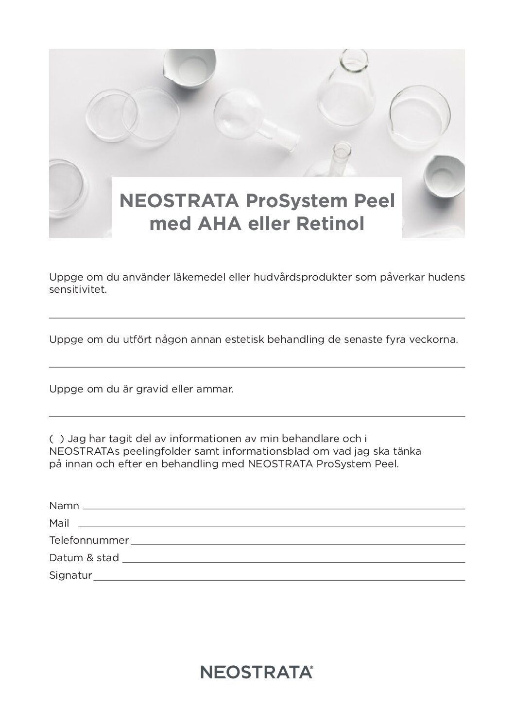 Medgivandeblankett NEOSTRATA