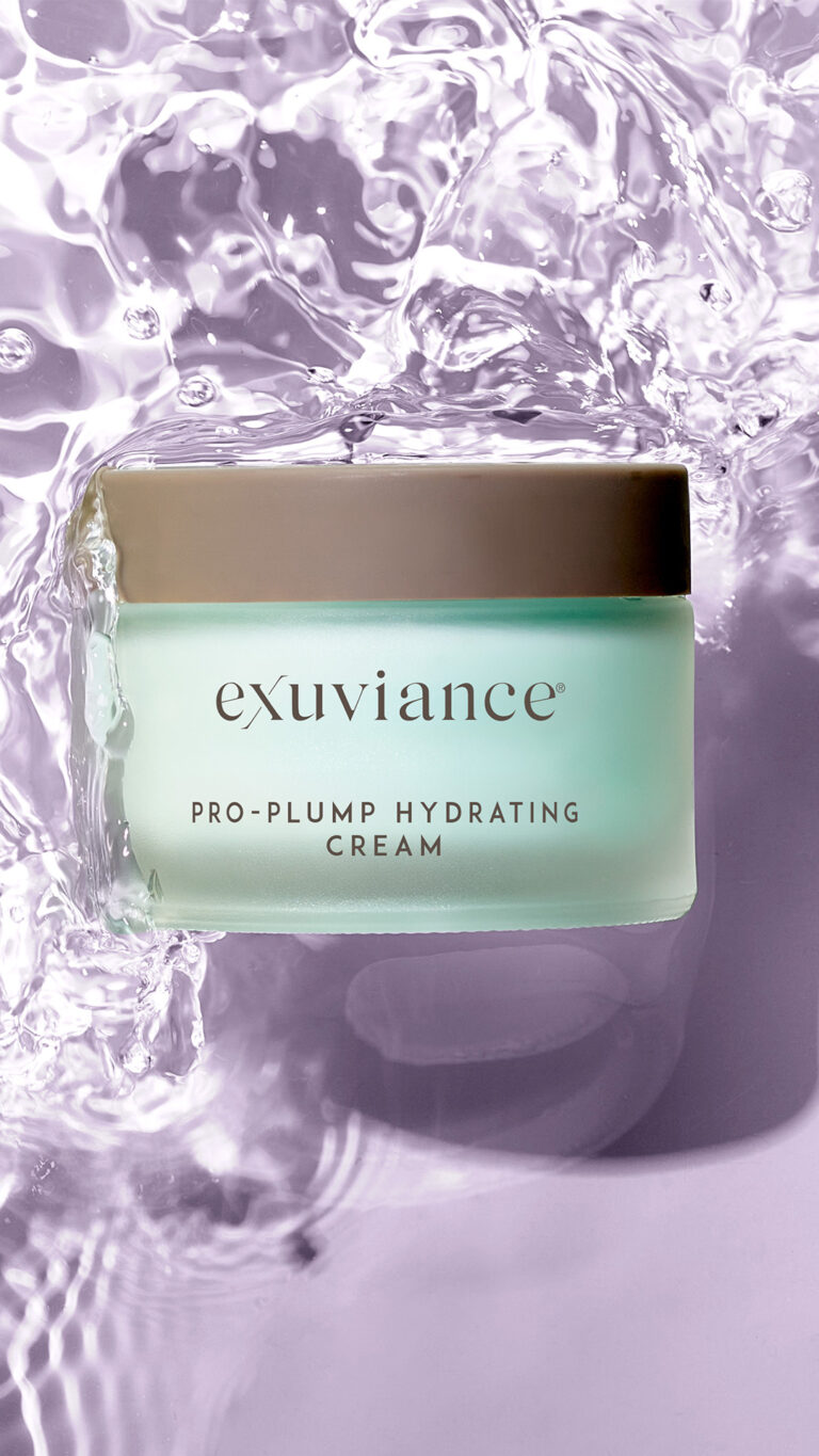 Bild till sociala medier Exuviance Pro-Plump Hydrating Cream vatten story