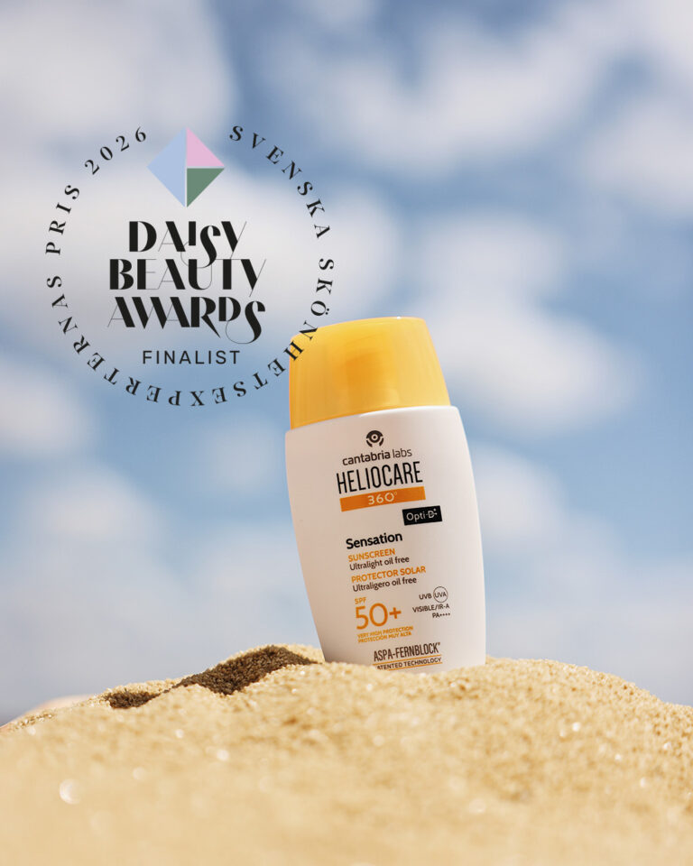 Bild till sociala medier Heliocare Sensation Daisy Beauty Award finalist 2026 rektangel