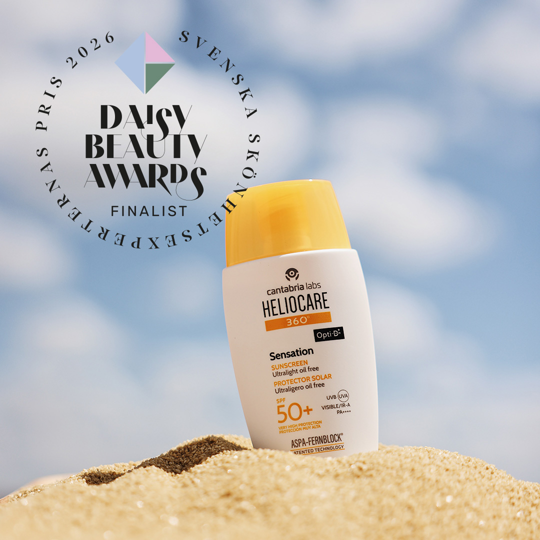 Bild till sociala medier Heliocare Sensation Daisy Beauty Award finalist 2026 fyrkantig
