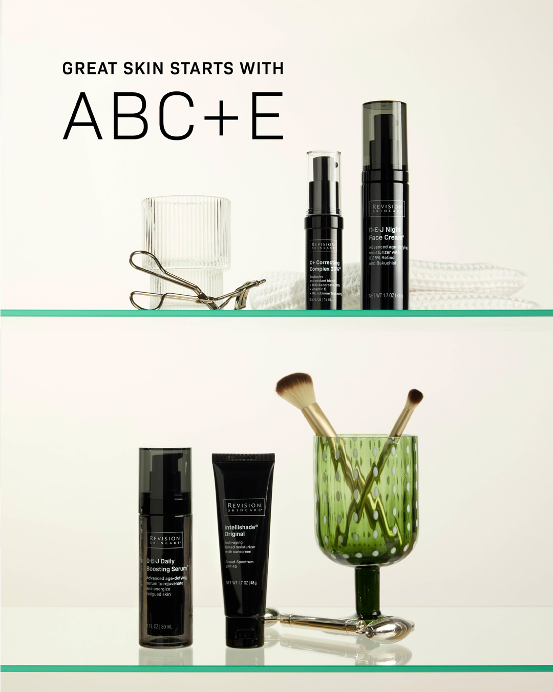 Bild-karusell till sociala medier Revision Skincare ABCD 1