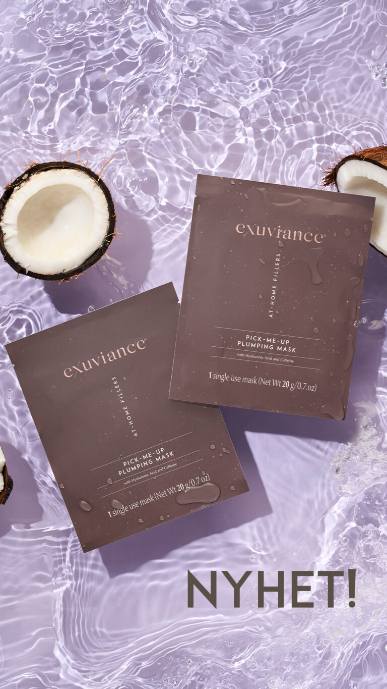Bild till sociala medier Exuviance Pick-Me-Up Plumping Mask story