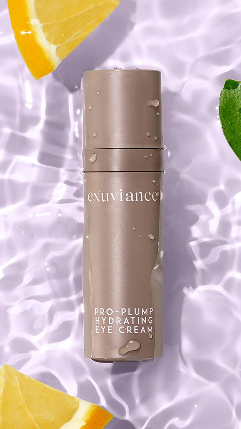 Bild till sociala medier Exuviance Pro-Plump Hydrating Eye Cream ingredients story