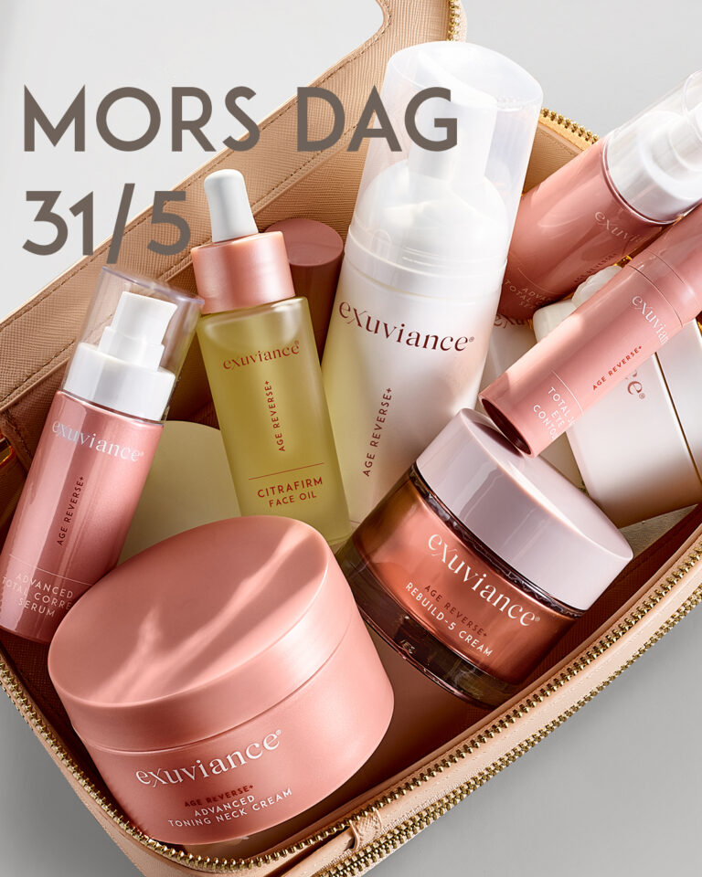 Bild till sociala medier Exuviance mors dag 2026