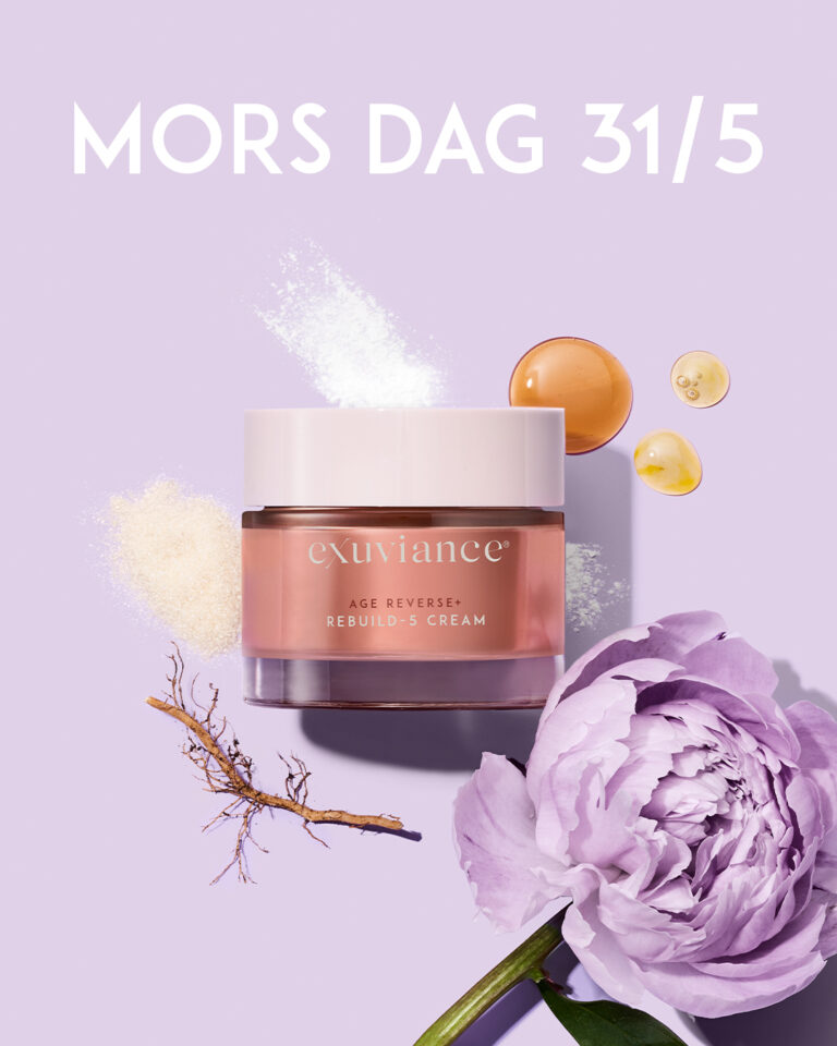 Bild till sociala medier Exuviance mors dag 2026