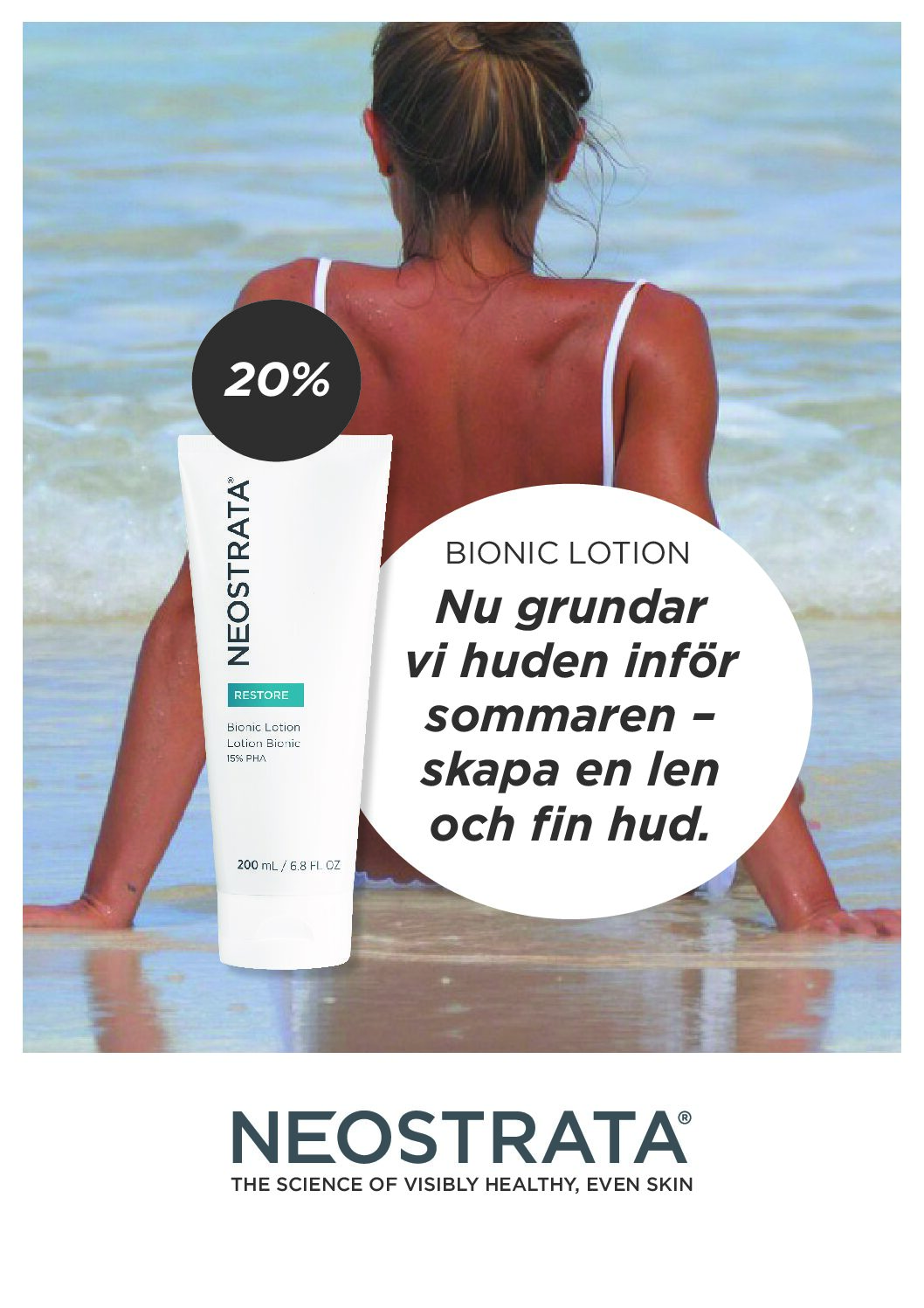 A4-skylt Kampanj Bionic Lotion
